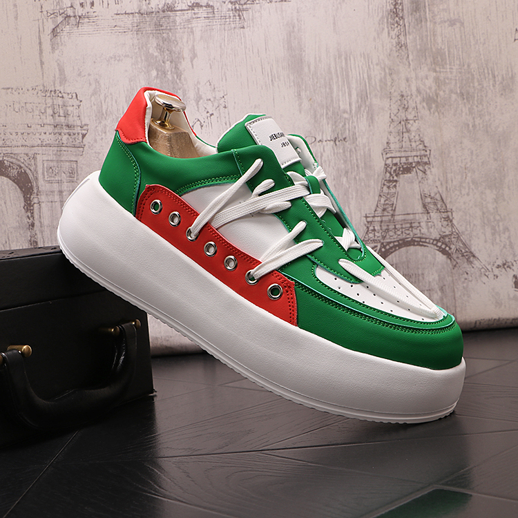 Luxury Designers Lace Up Dress Wedding Party Shoes Spring Fashion White Breathable Casual Sneakers Round Toe Thick Bottom Business Driving Walking Loafers N159, White green
Luxury Designers Lace Up Dress Wedding Party Shoes Spring Fashion White Breathable Casual Sneakers Round Toe Thick Bottom Business Driving Walking Loafers N159, White green