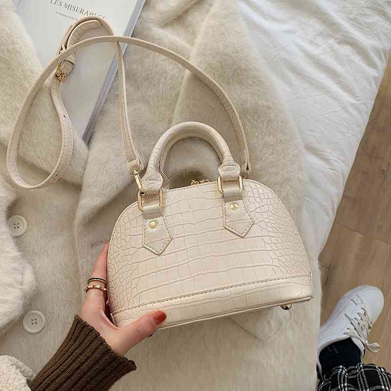autumn and winter new versatile texture crocodile shell bag style simple one Shoulder Messenger Bag Purses_H5Y2, Black
autumn and winter new versatile texture crocodile shell bag style simple one Shoulder Messenger Bag Purses_H5Y2, Black