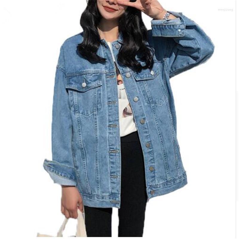Women' Trench Coats Solid Turn-down Collar Jean Jacket For Women Loose Casual Blue Fashionable Female Outwear Denim Feminine
Women' Trench Coats Solid Turn-down Collar Jean Jacket For Women Loose Casual Blue Fashionable Female Outwear Denim Feminine