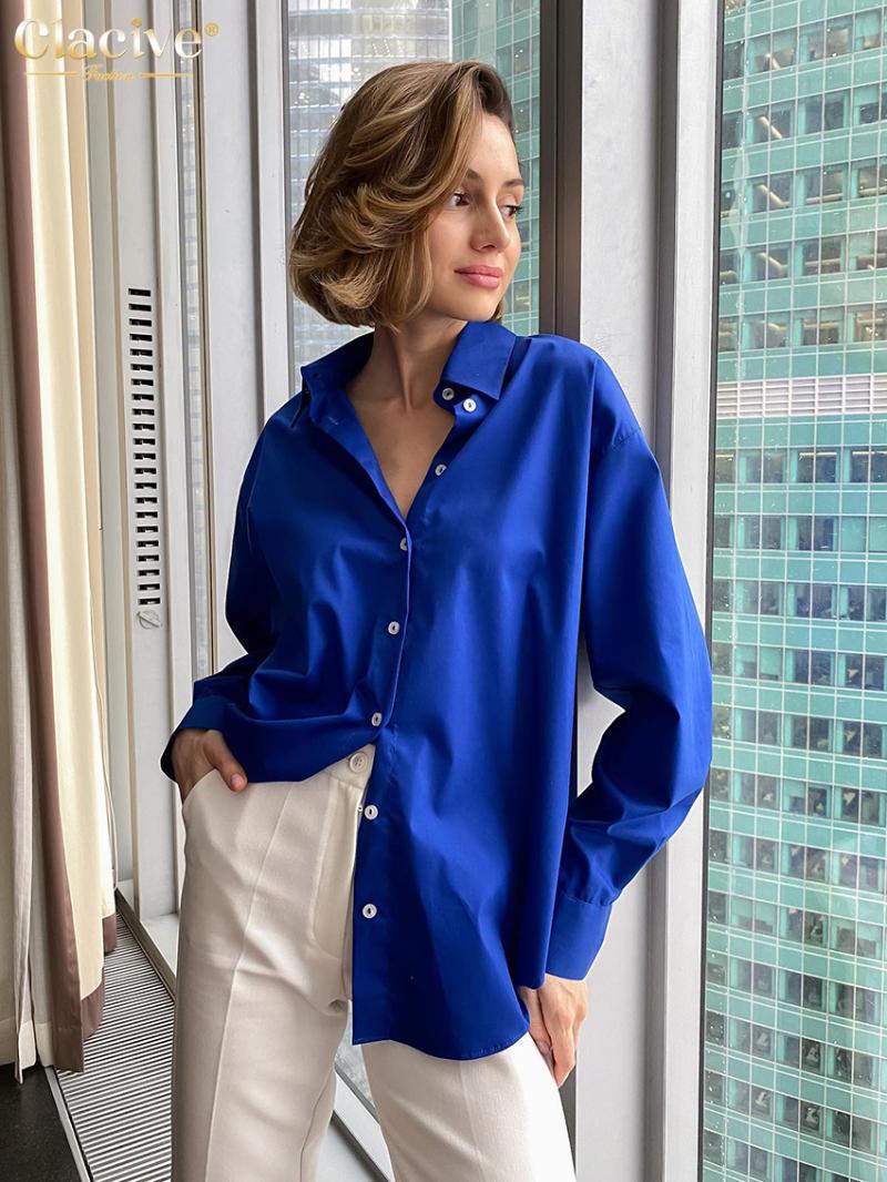 Women' Blouses & Shirts Clacive Women Fashion Blue Loose Cotton Vintage Long Sleeve Office Female Casual Blusas Classic Simple TopsWomen, Green
Women' Blouses & Shirts Clacive Women Fashion Blue Loose Cotton Vintage Long Sleeve Office Female Casual Blusas Classic Simple TopsWomen, Green