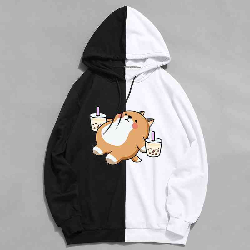 2022 Anime Hoodie Lazy Bubble Tea Corgi Boba Hoodied Long Sleeve Streetwear Harajuku Sweatshirt Women Unisex Sport Hoody, Br 
2022 Anime Hoodie Lazy Bubble Tea Corgi Boba Hoodied Long Sleeve Streetwear Harajuku Sweatshirt Women Unisex Sport Hoody, Br