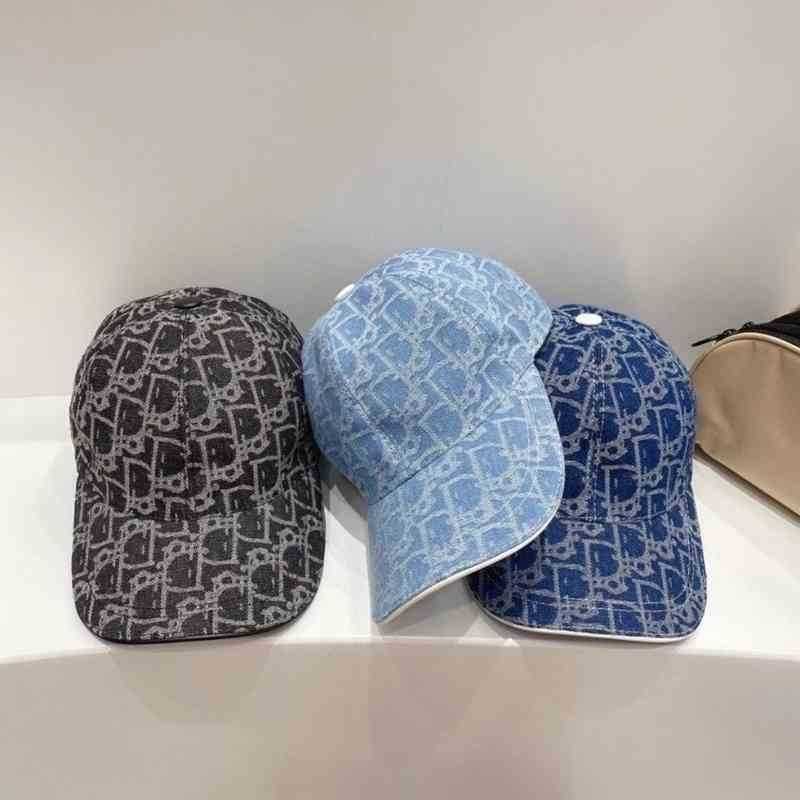 Designer Ball Caps new over Dio all Hat D printed letter net red same baseball cap men's and wo fashion trend versatile Korean wo hats, Light blue
Designer Ball Caps new over Dio all Hat D printed letter net red same baseball cap men's and wo fashion trend versatile Korean wo hats, Light blue