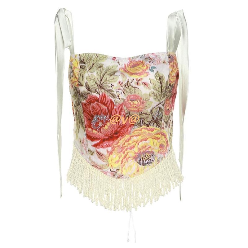 Belts Vintage Floral Printed Sleeveless Tops Women Corset Cincher Body Shaper Girdle Streetwear Costume Crops For Teenagers, As pic
Belts Vintage Floral Printed Sleeveless Tops Women Corset Cincher Body Shaper Girdle Streetwear Costume Crops For Teenagers, As pic