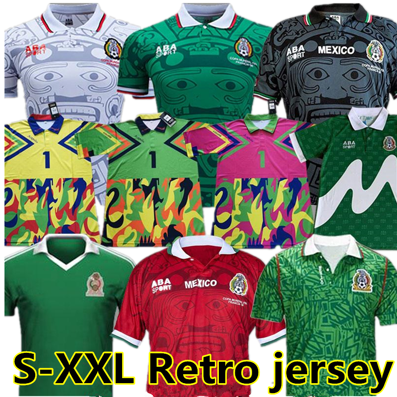 Retro 70 MEXICO BLANCO Soccer Jersey 86 94 98 2006 HERNANDEZ H.SANCHEZ football shirt LUIS GARCIA CAMPOS ancient maillot MARQUEZ 2006, Red
Retro 70 MEXICO BLANCO Soccer Jersey 86 94 98 2006 HERNANDEZ H.SANCHEZ football shirt LUIS GARCIA CAMPOS ancient maillot MARQUEZ 2006, Red
