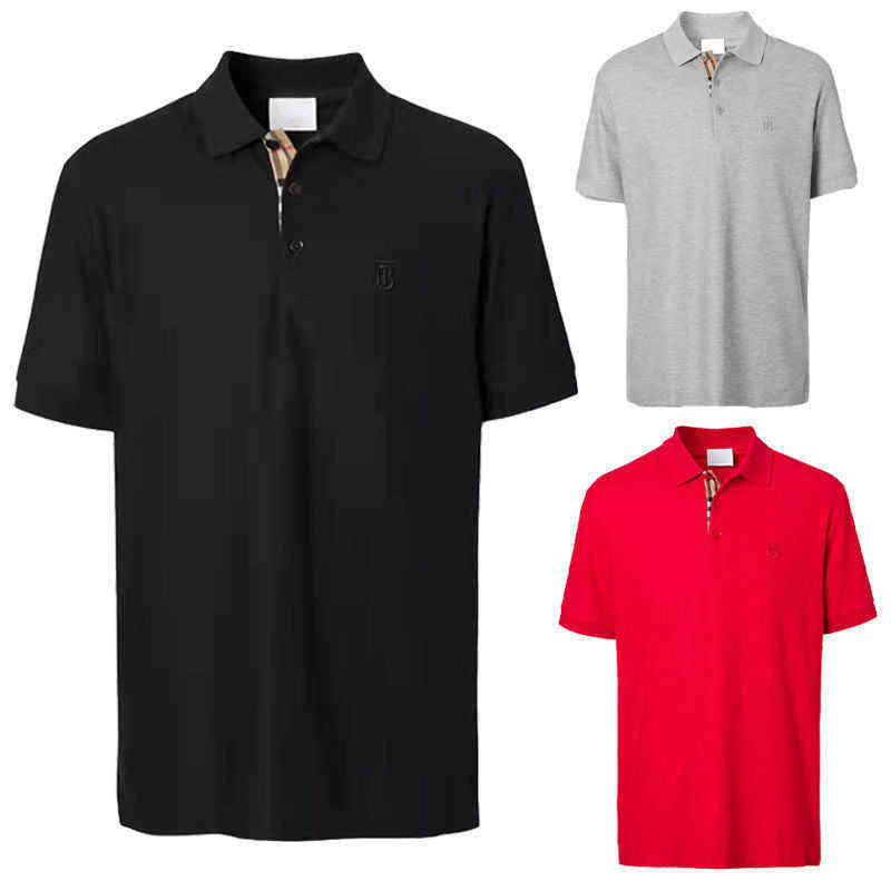 burbrerys European station Bajia casual polo mens classic solid color TB letter embroidery summer B short sleeve Tshirt VKCT, Black (tb standard)
burbrerys European station Bajia casual polo mens classic solid color TB letter embroidery summer B short sleeve Tshirt VKCT, Black (tb standard)