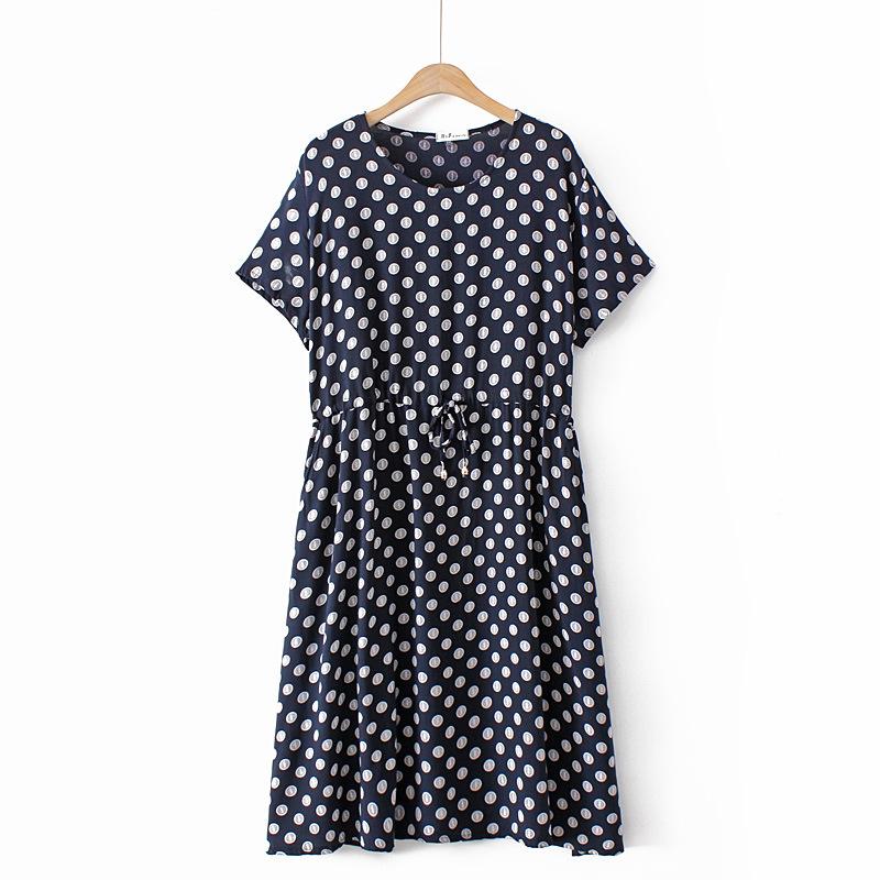 Plus Size Dresses For Women Clothing Fashion Drawstring Waist Female Dress Casual A-LINE Print Short Sleeve Middle Aged SummerPlus, Dot
Plus Size Dresses For Women Clothing Fashion Drawstring Waist Female Dress Casual A-LINE Print Short Sleeve Middle Aged SummerPlus, Dot