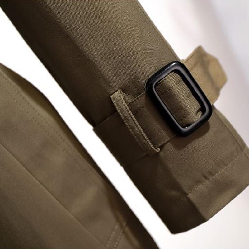 Women's Trench Coats Autumn Winter Elegant Women Double Breasted Solid Coat Vintage Turn-Down Collar Loose With Belt 3XL