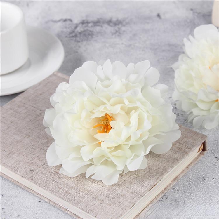 50PCS High Quality Silk Peony Decoration Flower Heads for Wedding Party In Stock FY3591 sxjun12