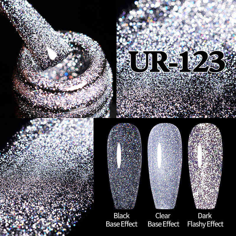 NXY Nail Gel 7 5ml Dark Red Polish Semi Permanent Reflective Glitter Sequins Sparkling Soak Off Uv Led Varnish 0328
