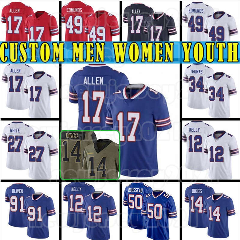 custom 17 Josh Allen jersey 14 Stefon Diggs jersey 40 Von Miller Bills''27 TreDavious White Jim Kelly Thurman Tho Marcell Dareus Buffalo''Kyle Williams men, Custom youth(bier)
custom 17 Josh Allen jersey 14 Stefon Diggs jersey 40 Von Miller Bills''27 TreDavious White Jim Kelly Thurman Tho Marcell Dareus Buffalo''Kyle Williams men, Custom youth(bier)
