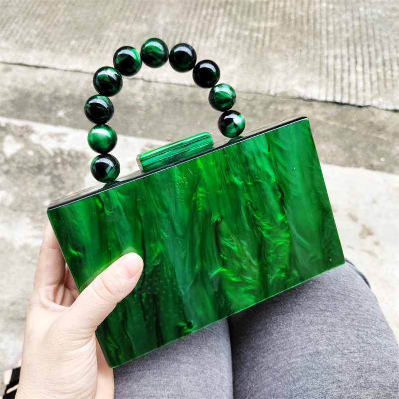 Women Acrylic Evening Clutch bag Pearl Green Beige Marble Purse Handbag for Wedding Cocktail Party Summer Beach Lady Wallet 220617, With gold chain
Women Acrylic Evening Clutch bag Pearl Green Beige Marble Purse Handbag for Wedding Cocktail Party Summer Beach Lady Wallet 220617, With gold chain