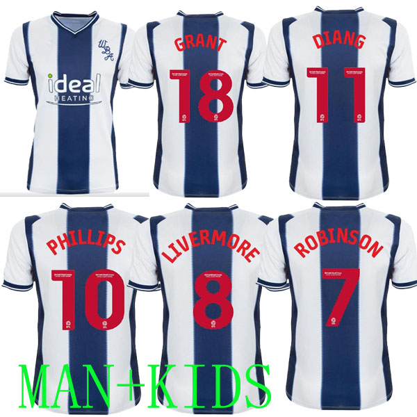 22 23 WEST 2023 BROMWICH HOME ALBION soccer jerseys 2 FURLONG GRADY DIANGANA GRAND MOWATT MATT PHILLIPS LIVERMORE Kids Kit Set FOOTBALL SHIRTS home away esw, Home man 1
22 23 WEST 2023 BROMWICH HOME ALBION soccer jerseys 2 FURLONG GRADY DIANGANA GRAND MOWATT MATT PHILLIPS LIVERMORE Kids Kit Set FOOTBALL SHIRTS home away esw, Home man 1