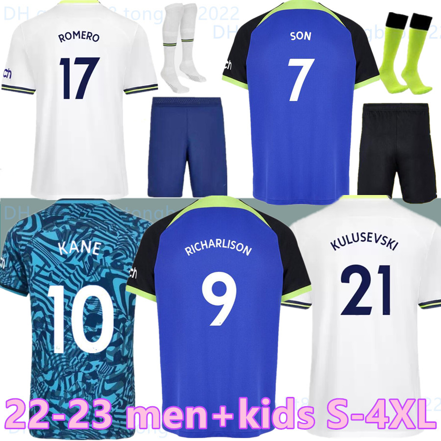 Men KIDS 22 23 SON BERGWIJN Soccer Jersey 2022 2023 jersey Football shirt PERISIC LENGLET ROMERO REGUILON KULUSEVSKI BENTANCUR RICHARLISON KANE SPENCE SKIPP, 22-23 home
Men KIDS 22 23 SON BERGWIJN Soccer Jersey 2022 2023 jersey Football shirt PERISIC LENGLET ROMERO REGUILON KULUSEVSKI BENTANCUR RICHARLISON KANE SPENCE SKIPP, 22-23 home