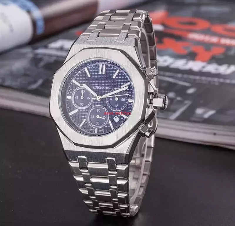 All Dials Working Automatic Date Men Watches Luxury Fashion Mens Full Steel Band Quartz Movement Clock Gold Silver Leisure Wrist Watch, No logo box
All Dials Working Automatic Date Men Watches Luxury Fashion Mens Full Steel Band Quartz Movement Clock Gold Silver Leisure Wrist Watch, No logo box