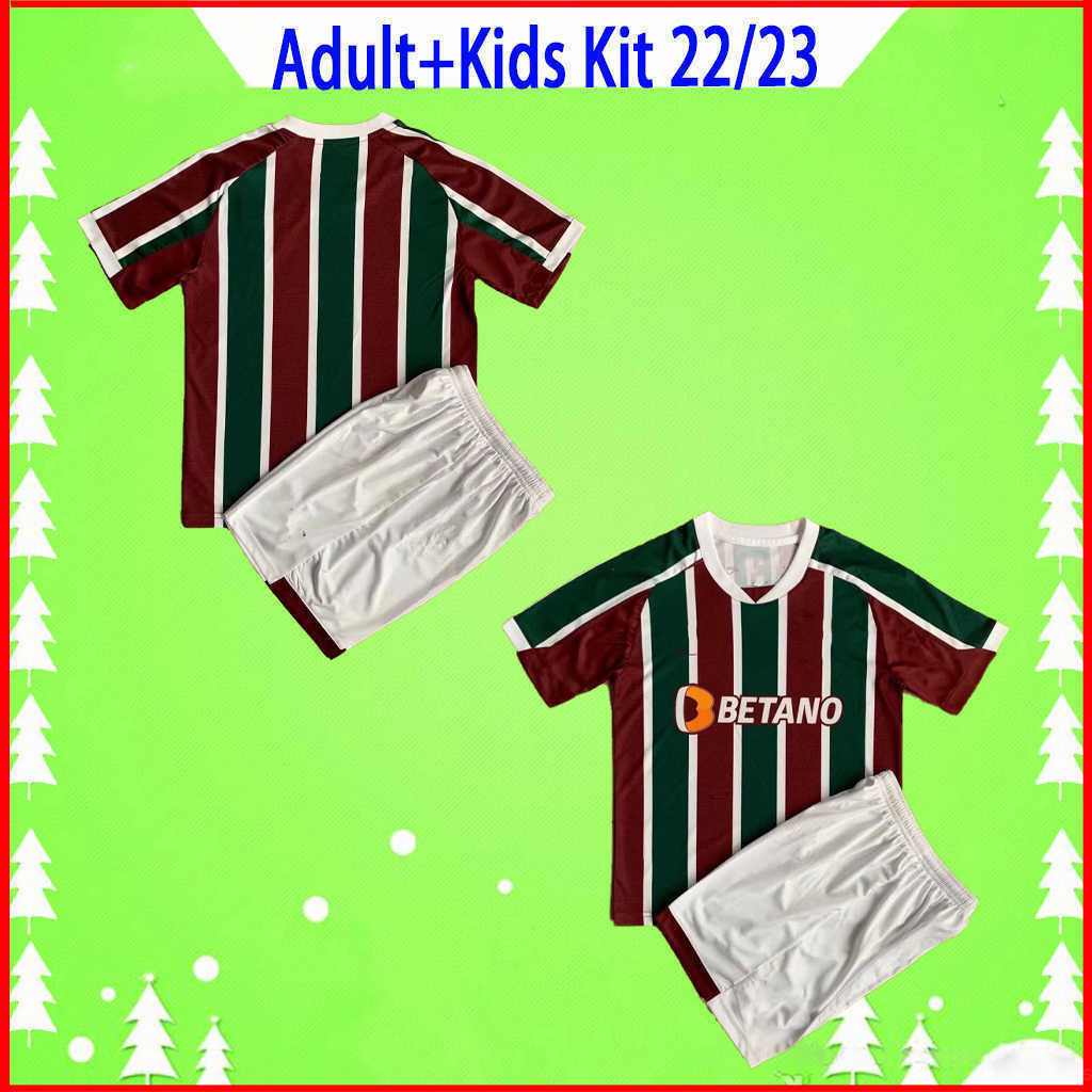 Adult Kids Kit with shorts 22 23 Fluminense soccer Jersey boys sets 2022 2023 Martins Trindade PH GANSO Nathan child football SHIRT NINO
Adult Kids Kit with shorts 22 23 Fluminense soccer Jersey boys sets 2022 2023 Martins Trindade PH GANSO Nathan child football SHIRT NINO