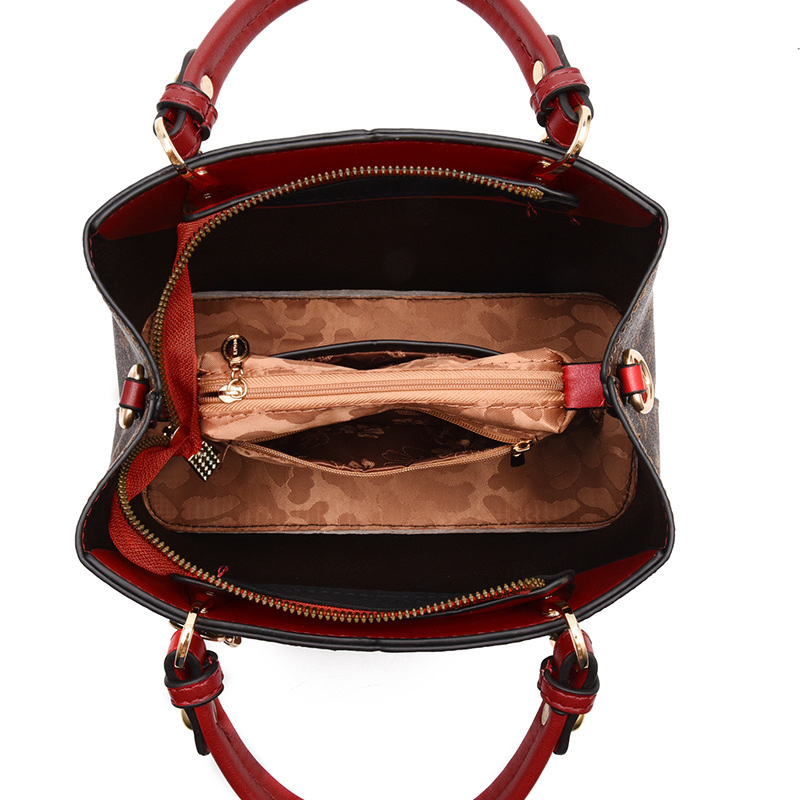 Women Shoulder Bags Fashion casual Womens Bag Handbag Totes High quality Genuine Leather B857, Chocolate + red
Women Shoulder Bags Fashion casual Womens Bag Handbag Totes High quality Genuine Leather B857, Chocolate + red