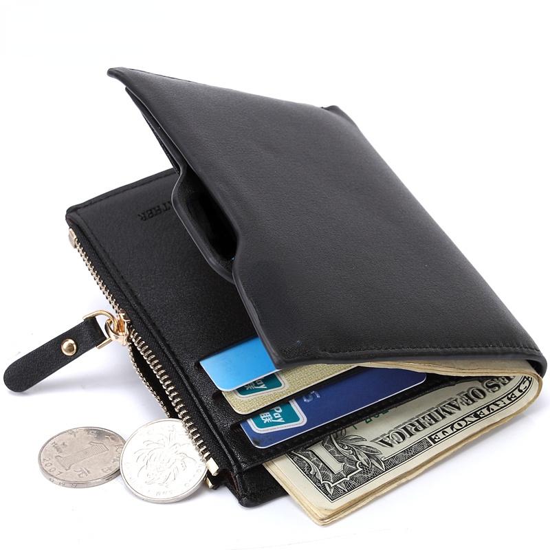 Wallets Fashion Men Wallet Short Style High Quality Card Holder Male Purse Zipper Large Capacity Brand Leather, Black
Wallets Fashion Men Wallet Short Style High Quality Card Holder Male Purse Zipper Large Capacity Brand Leather, Black