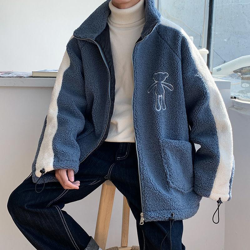 Men's Jackets Lamb Wool Thicken Men Jacket Oversize Little Bear Casual Fashion Male Coat Korean Style Warm Harajuku Clothing, Black
Men's Jackets Lamb Wool Thicken Men Jacket Oversize Little Bear Casual Fashion Male Coat Korean Style Warm Harajuku Clothing, Black