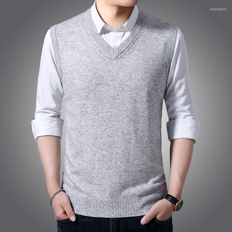Men' Vests Men Wool Knitted Vest 2022 Spring Autumn Man Sleeveless Sweaters V-Neck Solid Waistcoat Kare22, Black
Men' Vests Men Wool Knitted Vest 2022 Spring Autumn Man Sleeveless Sweaters V-Neck Solid Waistcoat Kare22, Black