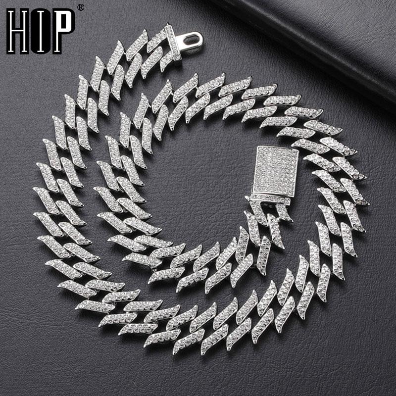Chains Hip Hop 18MM 2Row Thorns Cuban Link Chain Bling Iced Out Alloy Rhinestones Bracelet Necklace For Men Women JewelryChains ChainsChains
Chains Hip Hop 18MM 2Row Thorns Cuban Link Chain Bling Iced Out Alloy Rhinestones Bracelet Necklace For Men Women JewelryChains ChainsChains