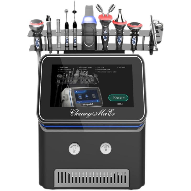 Factory Direct Sale 10 In 1 Water Oxygen Jet Peeling Diamond Microdermabrasion Beauty Machine For Facial Tightening Whitening Brightening Anti Aging