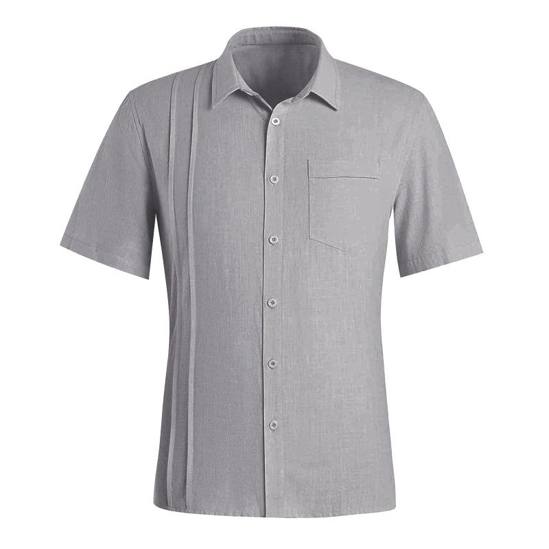 Men's Casual Shirts Button Up Men Short Sleeved Turn Down Collar Shirt Camisas Hombre Pocket Soild Cotton Linen Blouse Roupa MasculinaMen's, Wh
Men's Casual Shirts Button Up Men Short Sleeved Turn Down Collar Shirt Camisas Hombre Pocket Soild Cotton Linen Blouse Roupa MasculinaMen's, Wh