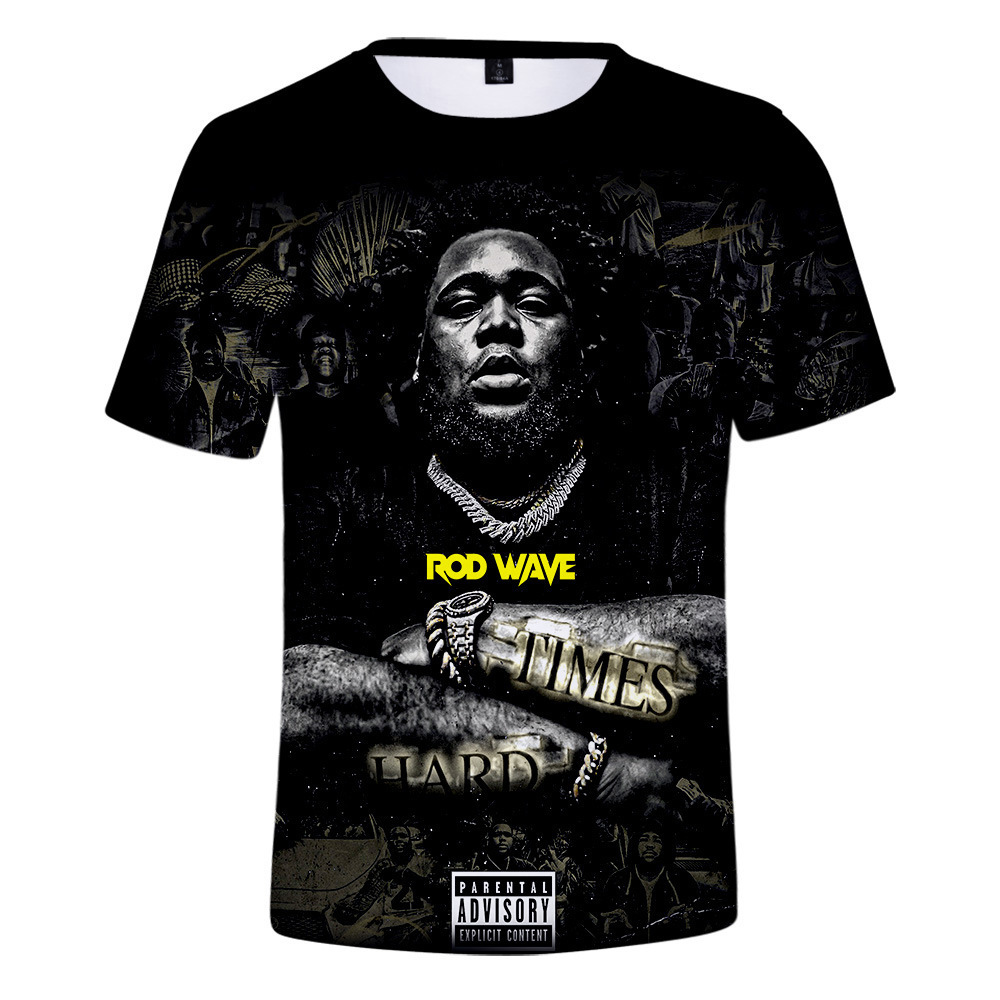 Rapper Rod Wave 3D Print T Shirt Women Men Boys Girls Summer Fashion O-neck Short Sleeve Funny Tshirt Graphic Tees Streetwear, 001
Rapper Rod Wave 3D Print T Shirt Women Men Boys Girls Summer Fashion O-neck Short Sleeve Funny Tshirt Graphic Tees Streetwear, 001