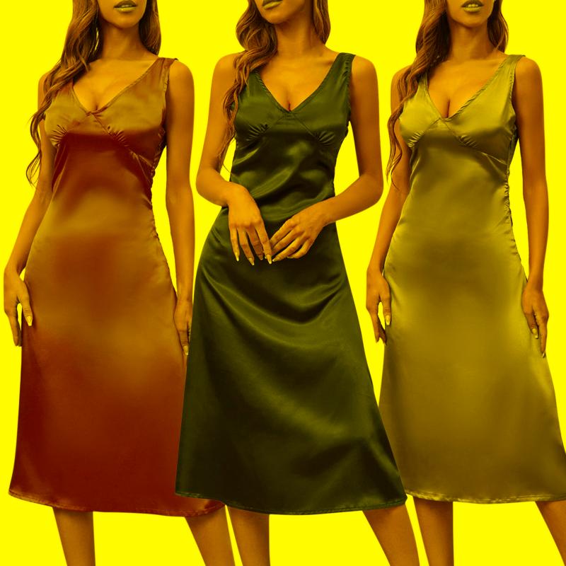 Casual Dresses Sexy Dress Women V Neck Sleeveless Elegant Solid Color Slim Fit Summer Retro DressesCasual, Black
Casual Dresses Sexy Dress Women V Neck Sleeveless Elegant Solid Color Slim Fit Summer Retro DressesCasual, Black