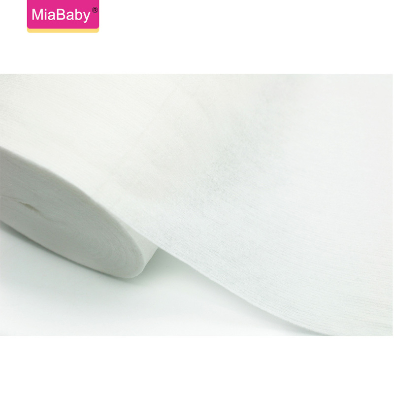 Miababy 3 rolls/set Disposable Diapers Liners Biodegradable & Flushable Nappy Cloth Diaper 100% Bamboo Rayon 220512