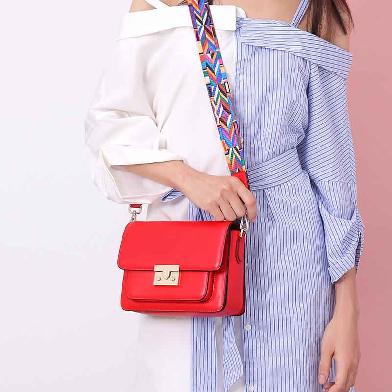 Evening Bags Women Cow Leather Handbags High Quality Genuine Wide Strap Shoulder Messenger Flap Bag, Black
Evening Bags Women Cow Leather Handbags High Quality Genuine Wide Strap Shoulder Messenger Flap Bag, Black
