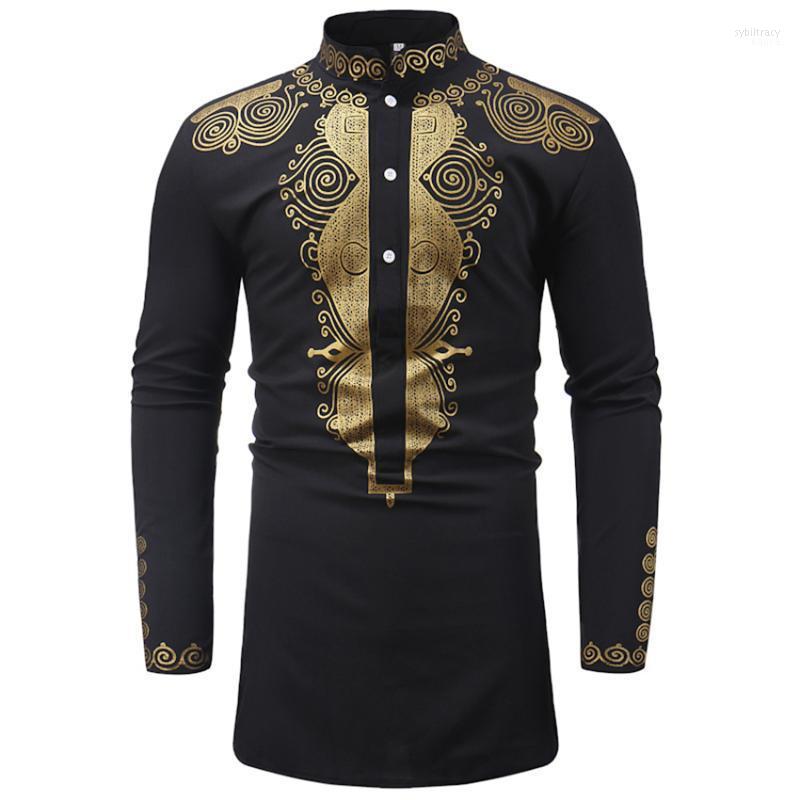 Fashion Printed Shirt Men African Male Long Sleeve Stand Collar Dashiki Traditional Maxi Man Men's Casual Shirts Sybi22, White
Fashion Printed Shirt Men African Male Long Sleeve Stand Collar Dashiki Traditional Maxi Man Men's Casual Shirts Sybi22, White