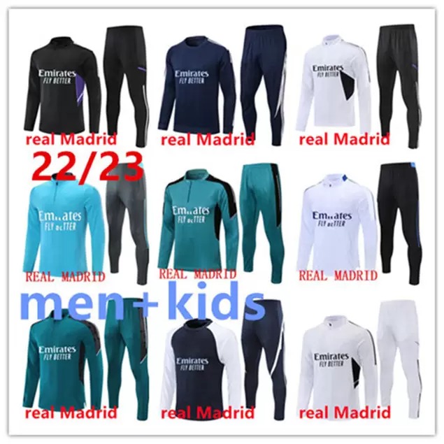 2022 2023 soccer Real TRACKSUIT set TRAINING suit 22 23 men and kids football Madrids chandal futbol survetement, Customize
2022 2023 soccer Real TRACKSUIT set TRAINING suit 22 23 men and kids football Madrids chandal futbol survetement, Customize