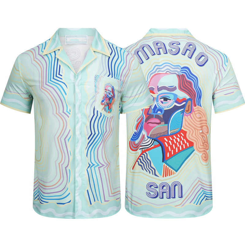 2022 new men's tops Casablanc long-sleeved Silk shirts European station spring and autumn personality all-match fashion casual trend shirts
2022 new men's tops Casablanc long-sleeved Silk shirts European station spring and autumn personality all-match fashion casual trend shirts