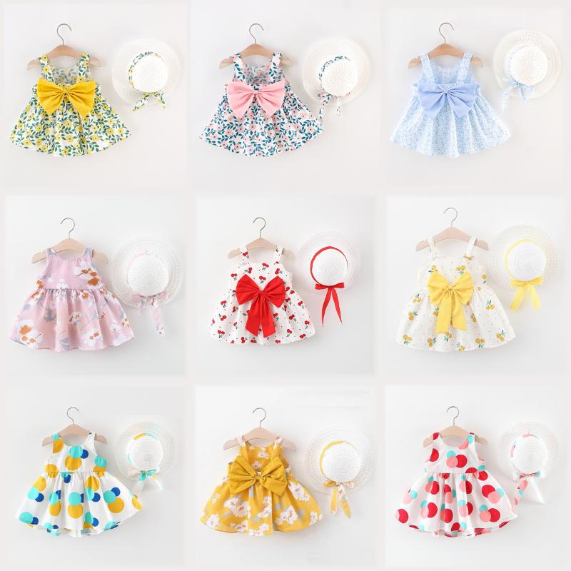 Girl's Dresses Baby Girl Clothes Cute Suspenders Pastoral Print Bow Accessories Hat Dress 2 Piece Set Sweet Princess SkirtGirl's
Girl's Dresses Baby Girl Clothes Cute Suspenders Pastoral Print Bow Accessories Hat Dress 2 Piece Set Sweet Princess SkirtGirl's