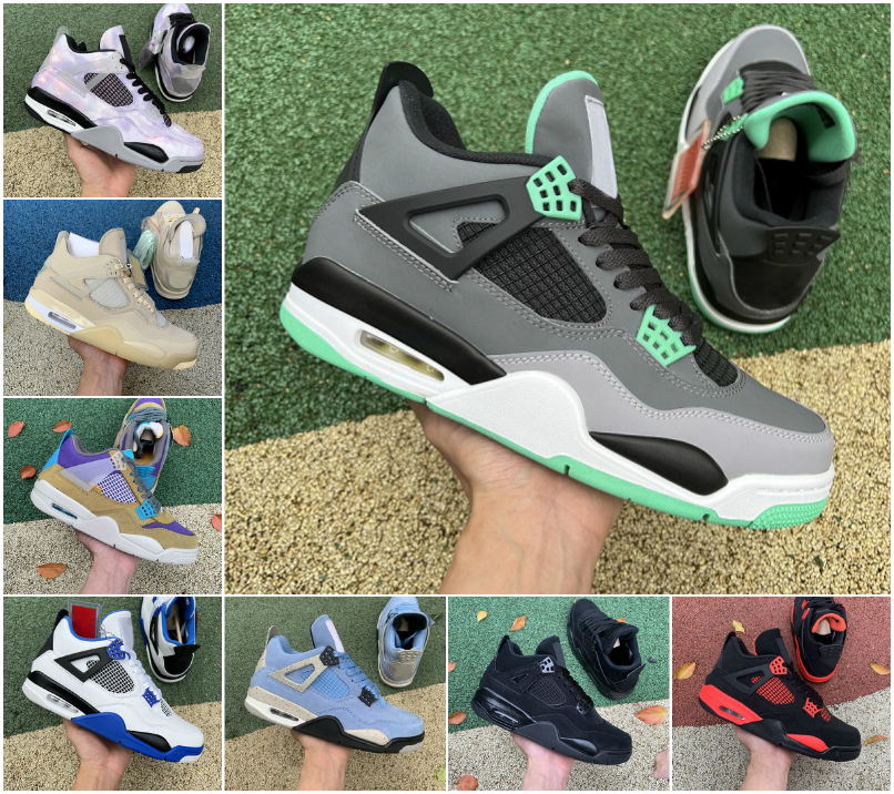 2022 Jumpman 4 4s Men Basketball Shoes Red Thunder Sail Black Cat White Oreo Pure Money Taupe Haze Infrared University Blue Royalty Shimmer Designer Casual Sneakers, Bubble package bag
2022 Jumpman 4 4s Men Basketball Shoes Red Thunder Sail Black Cat White Oreo Pure Money Taupe Haze Infrared University Blue Royalty Shimmer Designer Casual Sneakers, Bubble package bag
