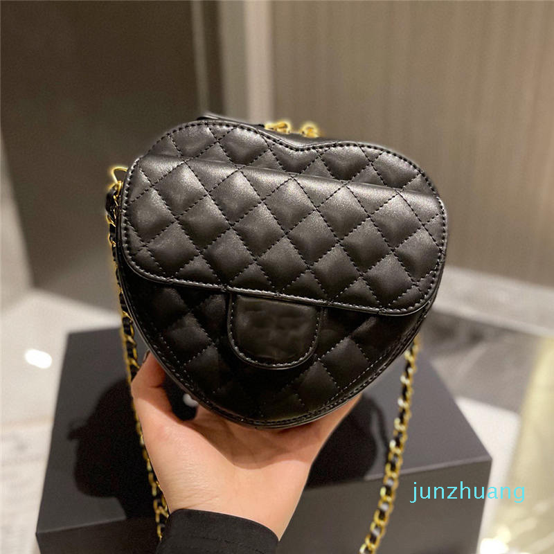 Designer- Women Heart Love Style Bags Quilted Matelasse Chain Crossbody Shoulder Gold Hardware Mini Cute Cosmetic Luxury Handbags, Pink
Designer- Women Heart Love Style Bags Quilted Matelasse Chain Crossbody Shoulder Gold Hardware Mini Cute Cosmetic Luxury Handbags, Pink