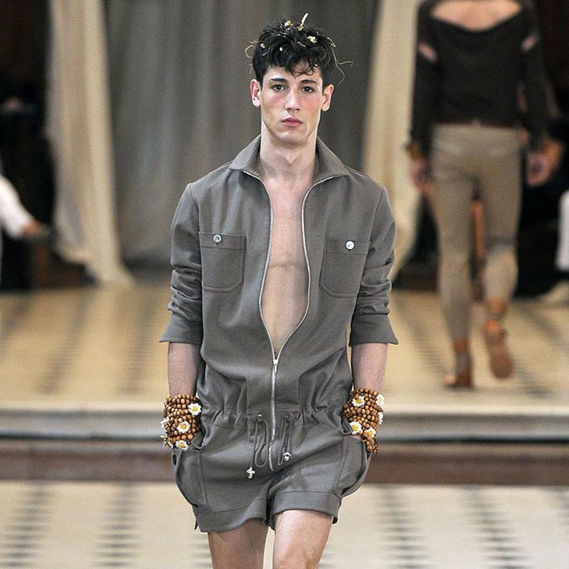 Men's Tracksuits Jumpsuit Men Rompers One Piece Overalls Cotton Mens Fashion Runway Designer Long Sleeve Male Playsuits Spring Autumn Plus S, Gray 
Men's Tracksuits Jumpsuit Men Rompers One Piece Overalls Cotton Mens Fashion Runway Designer Long Sleeve Male Playsuits Spring Autumn Plus S, Gray