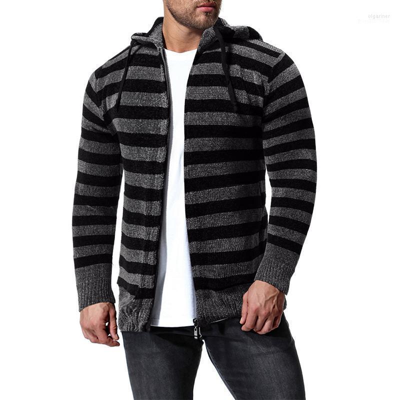 Men' Sweaters Winter Knitted Jackets Men Fashion Striped Drawstring Hooded 2022 Autumn Mens Casual Long Sleeve Zip-up Slim Outerwear Olga22, 02 black
Men' Sweaters Winter Knitted Jackets Men Fashion Striped Drawstring Hooded 2022 Autumn Mens Casual Long Sleeve Zip-up Slim Outerwear Olga22, 02 black