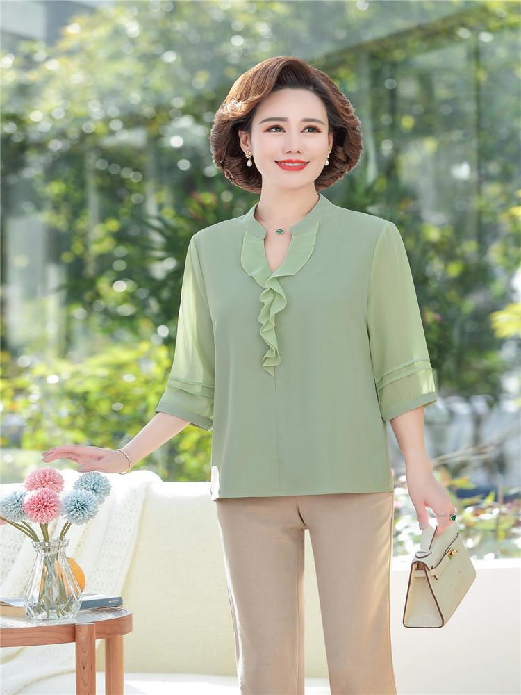 Women's Blouses & Shirts Pink Chiffon Shirt Women Summer Flare Sleeve Fashion Lantern V Neck Casual Rufflus Office Ladies Work TopsWomen's, Green
Women's Blouses & Shirts Pink Chiffon Shirt Women Summer Flare Sleeve Fashion Lantern V Neck Casual Rufflus Office Ladies Work TopsWomen's, Green