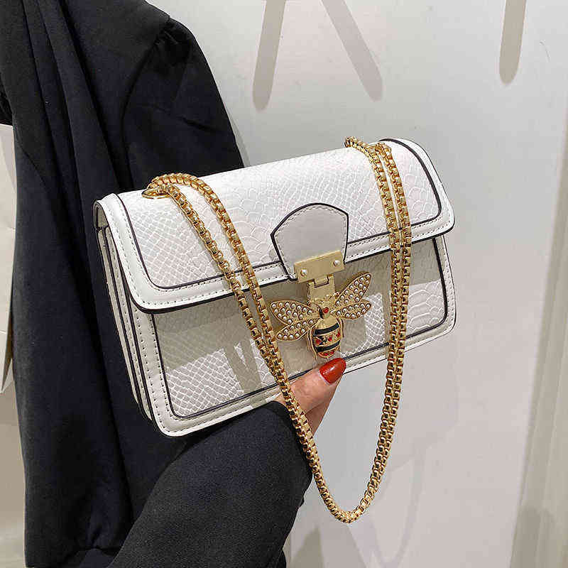 Bag women 2022 New Single Shoulder Messenger women's bag chain light luxury small square style Purses, White
Bag women 2022 New Single Shoulder Messenger women's bag chain light luxury small square style Purses, White