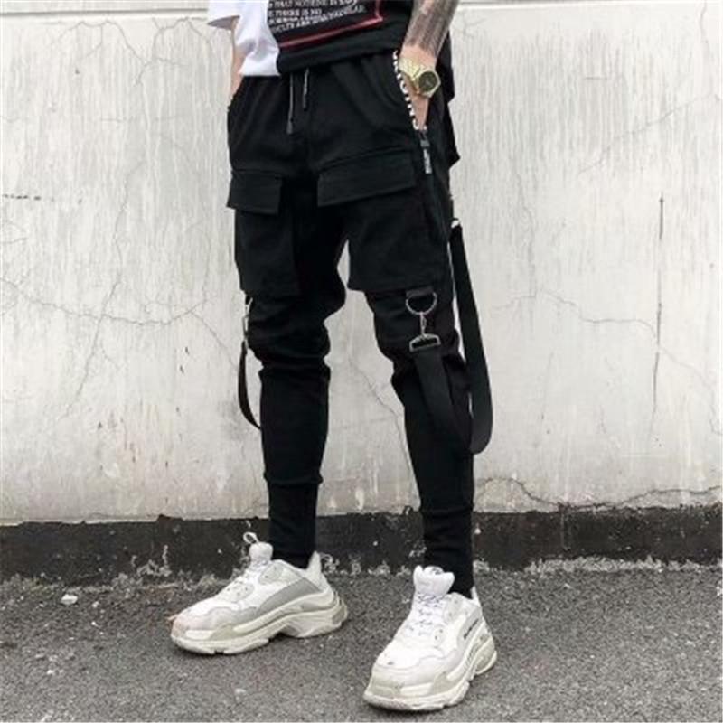 Men's Streetwear Hip Hop Ribbon Pencil Pants Casual Pant Trousers High Street Elastic Waist Harem Men Black Joggers, 14 balck
Men's Streetwear Hip Hop Ribbon Pencil Pants Casual Pant Trousers High Street Elastic Waist Harem Men Black Joggers, 14 balck