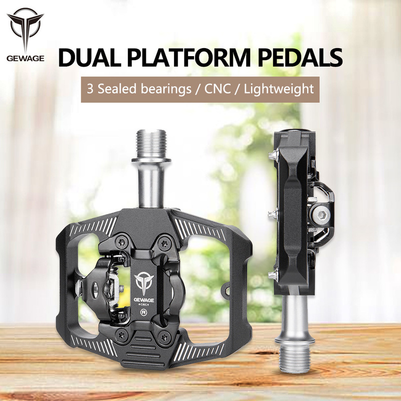 GEWAGE Bicycle Lock Pedal 2 In 1 With Free Cleat For SPD System MTB Road Aluminum Anti-slip Sealed Bearing Lock Accessories 220517
GEWAGE Bicycle Lock Pedal 2 In 1 With Free Cleat For SPD System MTB Road Aluminum Anti-slip Sealed Bearing Lock Accessories 220517
