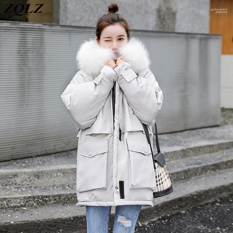 Jacket Women Winter Casual Hooded Fur Collar Loose Cotton Overcoat Female Long Parka Mujer Black Women' Coat1 Guin22, Beige
Jacket Women Winter Casual Hooded Fur Collar Loose Cotton Overcoat Female Long Parka Mujer Black Women' Coat1 Guin22, Beige