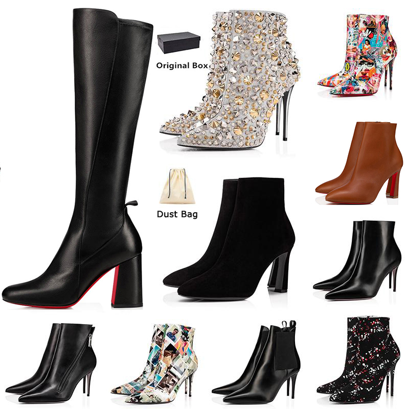 Sexy Pointed-toe Pumps Woman Boots Luxury Designer Outdoor Shoes Reds Bottoms High Heels Christias Lou Season Booty Style For Delicate women Ankle Boot Short Booties, A#19 8 10 12cm
Sexy Pointed-toe Pumps Woman Boots Luxury Designer Outdoor Shoes Reds Bottoms High Heels Christias Lou Season Booty Style For Delicate women Ankle Boot Short Booties, A#19 8 10 12cm