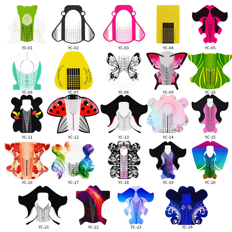 100Pcs Nail Art Extension Forms Sticker UV Gel Building Self-Adhesive Manicure Guide Salon Accessories Tools NAT039
100Pcs Nail Art Extension Forms Sticker UV Gel Building Self-Adhesive Manicure Guide Salon Accessories Tools NAT039