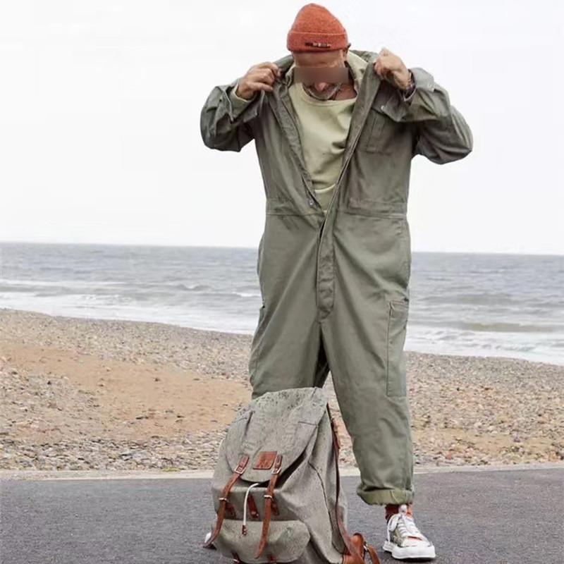 Men' Tracksuits Spring Autumn Men' Suits American Multi-pocket Workwear Jumpsuit Trendy Loose Cargo Pants Set Clothing Streetwear -2X, Black
Men' Tracksuits Spring Autumn Men' Suits American Multi-pocket Workwear Jumpsuit Trendy Loose Cargo Pants Set Clothing Streetwear -2X, Black