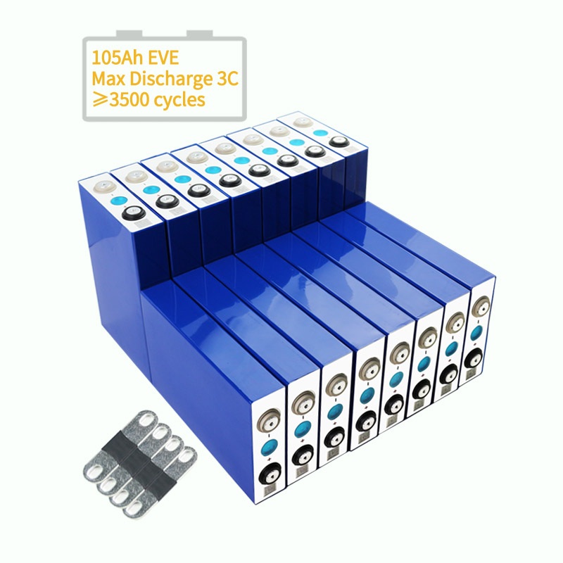 Lifepo4 Battery cell Wholesale EVE 3.2V 105Ah 230Ah 280Ah 304Ah Lifepo4 Batteria Grade A Deep Cycle Lithium Batteries