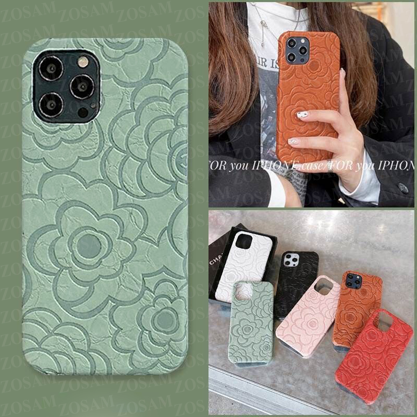 Luxury 3D Flower Back Phone Cases for iPhone 13 13pro 12 12pro 11 Pro Max X Xs Xr 8 7 Plus Trendy Design C Cellphone Case Cover, Brown c
Luxury 3D Flower Back Phone Cases for iPhone 13 13pro 12 12pro 11 Pro Max X Xs Xr 8 7 Plus Trendy Design C Cellphone Case Cover, Brown c