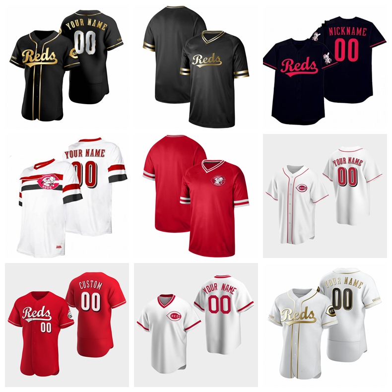 Custom Baseball Jerseys Cincinnatis''Reds''men 7 Eugenio Suarez 27 Trevor Bauer 4 Shogo Akiyama 14 Pete Rose 5 Johnny Bench men women youth 811, Nik logo
Custom Baseball Jerseys Cincinnatis''Reds''men 7 Eugenio Suarez 27 Trevor Bauer 4 Shogo Akiyama 14 Pete Rose 5 Johnny Bench men women youth 811, Nik logo