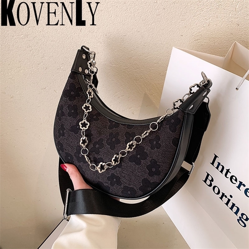5113Woman Bag Fashion Half Moon Hobos Shoulder For Woman Cavnas Casual Crossbody Bags Design Travel Messenger Pack 220616, Black shoulder bag
5113Woman Bag Fashion Half Moon Hobos Shoulder For Woman Cavnas Casual Crossbody Bags Design Travel Messenger Pack 220616, Black shoulder bag
